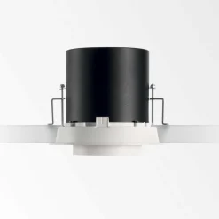 Faretti Da Incasso-Ideal Lux Nova fi 3000k faretto incasso 30w orientabile bianco estraibile
