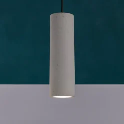 Lampade A Sospensione-Ideal Lux Oak sp1 round lampada sospensione di cemento cilindro