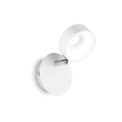 Applique Da Parete-Ideal Lux Oby ap1 applique design led 6w 3000 bianca orientabile