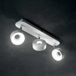 Applique Da Parete-Ideal Lux Oby pl3 applique led 18w 3000k orientabile bianco