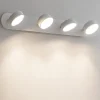 Applique Da Parete-Ideal Lux Oby pl4 applique led 24w 3000k spot orientabili bianco