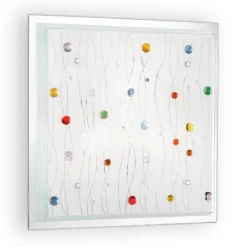 Plafoniere Moderne-Ideal Lux Ocean pl3 plafoniera moderna 42cm decorazioni colorate per cameretta