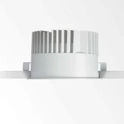 Faretti Da Incasso-Ideal Lux Off fi led faretto incasso 28w 4000k per interni tondo bianco