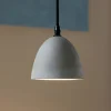 Lampade A Sospensione-Ideal Lux Oil-4 sp1 lampada a sospensione cemento decentramento cavo 12mt