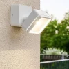 Applique Da Esterno-Ideal Lux Omega ap square applique da esterno bianco led 7w 4000k