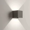 Applique Da Esterno-Ondaluce ap cube 4000k applique da esterno led antracite