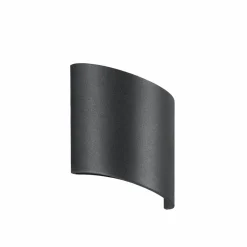 Applique Da Esterno-Ondaluce applique da esterno nevio antracite led biemissione 6w 3000k