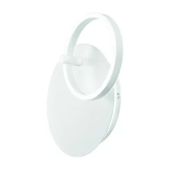 Applique Da Parete-Ondaluce applique da parete sabe bianca orientabile led 28w 3000k dimmerabile