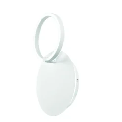 Applique Da Parete-Ondaluce applique da parete sabe bianca orientabile led 28w 3000k dimmerabile