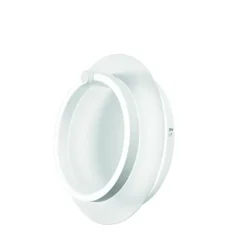 Applique Da Parete-Ondaluce applique da parete sabe bianca orientabile led 28w 3000k dimmerabile