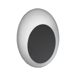 Applique Da Esterno-Ondaluce ap shell applique da esterno nera led