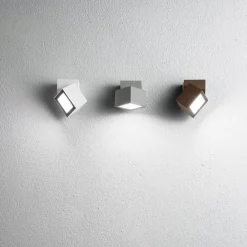 Applique Da Esterno-Ondaluce ap steve applique da esterno ip54 bianco orientabile led 4000k