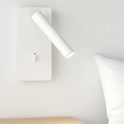 Applique Camera Da Letto-Ondaluce ap telescope applique bianca comodino camera da letto porta usb