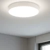 Plafoniere Moderne-Ondaluce boiler plafoniera rotonda 22cm bianca led 20w cct 3000k 4000k moderna
