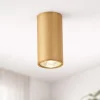 Faretti Da Soffitto-Ondaluce filo faretto led a soffitto moderno cilindro oro