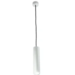 Lampade A Sospensione-Ondaluce filo lampada a sospensione cilindrica bianca per isola cucina