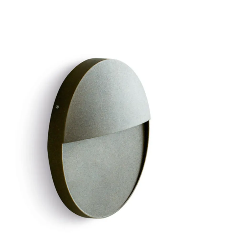 Segnapasso Led-Ondaluce free round antracite segnapasso led rotondo per esterno 3000k