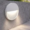Segnapasso Led-Ondaluce free round segnapasso a parete bianco per esterno led 4000k ip54