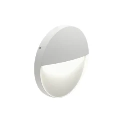 Segnapasso Led-Ondaluce free round segnapasso a parete bianco per esterno led 4000k ip54
