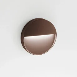 Segnapasso Led-Ondaluce free round segnapasso led da esterno rotondo corten 3000k ip54
