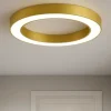 Plafoniere Moderne-Ondaluce globus plafoniera 80cm moderna rotonda oro led 3000k 4000k