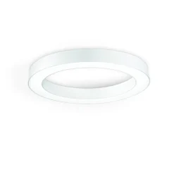 Plafoniere Moderne-Ondaluce globus plafoniera moderna bianca led 3000k 4000k 80 cm dimmerabile