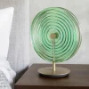 Abat Jour-Ondaluce jokey lampada da comodino abat jour vetro verde led 3000k