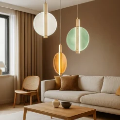 Lampadari Moderni-Ondaluce juis lampadario moderno led 3 luci multicolor