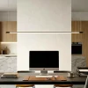 Lampadari Moderni-Ondaluce lampadario moderno genius nero per ufficio led 28w 3000k