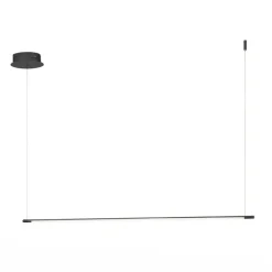 Lampadari Moderni-Ondaluce lampadario moderno genius nero per ufficio led 28w 3000k