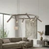 Lampadari Moderni-Ondaluce lampadario moderno teddy 6 luci orientabili tortora led 3000k dimmerabile