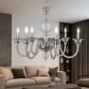 Lampadari Moderni-Ondaluce lampadario tebe 6 luci vetro fume