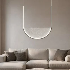 Lampadari Moderni-Ondaluce lotus lampadario moderno nero led 3000k