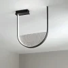 Plafoniere Moderne-Ondaluce lotus plafoniera da cucina led 3000k dimmerabile