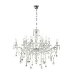 Lampadari Moderni-Ondaluce lp damasco lampadario 12 luci pendenti cristallo