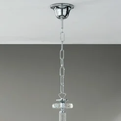 Lampadari Moderni-Ondaluce lp dido lampadario otto bracci cristallo blu ottanio