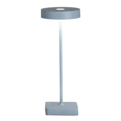 Lampade Da Tavolino Esterno-Ondaluce lt tap lampada da tavolo portatile blu led ip54