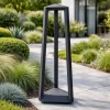 Lampioni Da Giardino-Ondaluce lucifer lampioncino da esterno antracite led 12w 3000k ip65