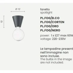 Plafoniere Moderne-Ondaluce pl fog plafoniera moderna bianca minimalista