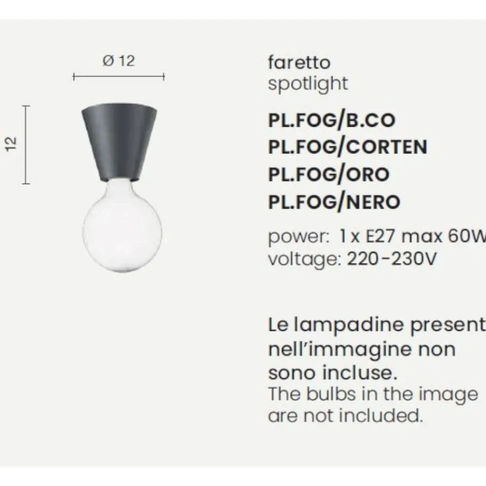 Plafoniere Moderne-Ondaluce pl fog plafoniera per cucina moderna