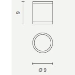 Faretti Da Esterno-Ondaluce pl jubo faretto grigio da soffitto esterno tondo gu10