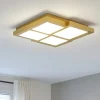 Plafoniere Moderne-Ondaluce pl passpartou plafoniera quadrata led oro