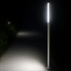Lampioni Da Giardino-Ondaluce pt tommy lampione da giardino bianco ip54 90cm led 4000k