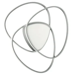 Plafoniere Moderne-Ondaluce rose pc silver plafoniera led 3000k per cucina