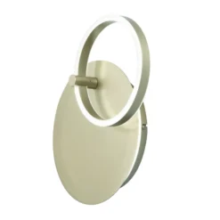 Applique Da Parete-Ondaluce sabe applique da parete moderna oro led 28w 3000k dimmerabile