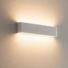 Applique Da Parete-Ondaluce sasha applique bianca led 3000k moderna