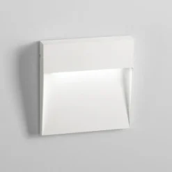 Segnapasso Led-Ondaluce segnapasso a parete da esterno bianco led 5w 4000k free square