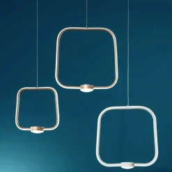 Lampadari Moderni-Ondaluce so alfa gr bianco lampadario moderno design led dimmerabile