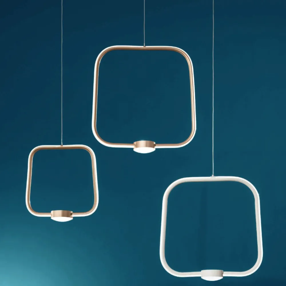 Lampadari Moderni-Ondaluce so alfa gr bianco lampadario moderno design led dimmerabile