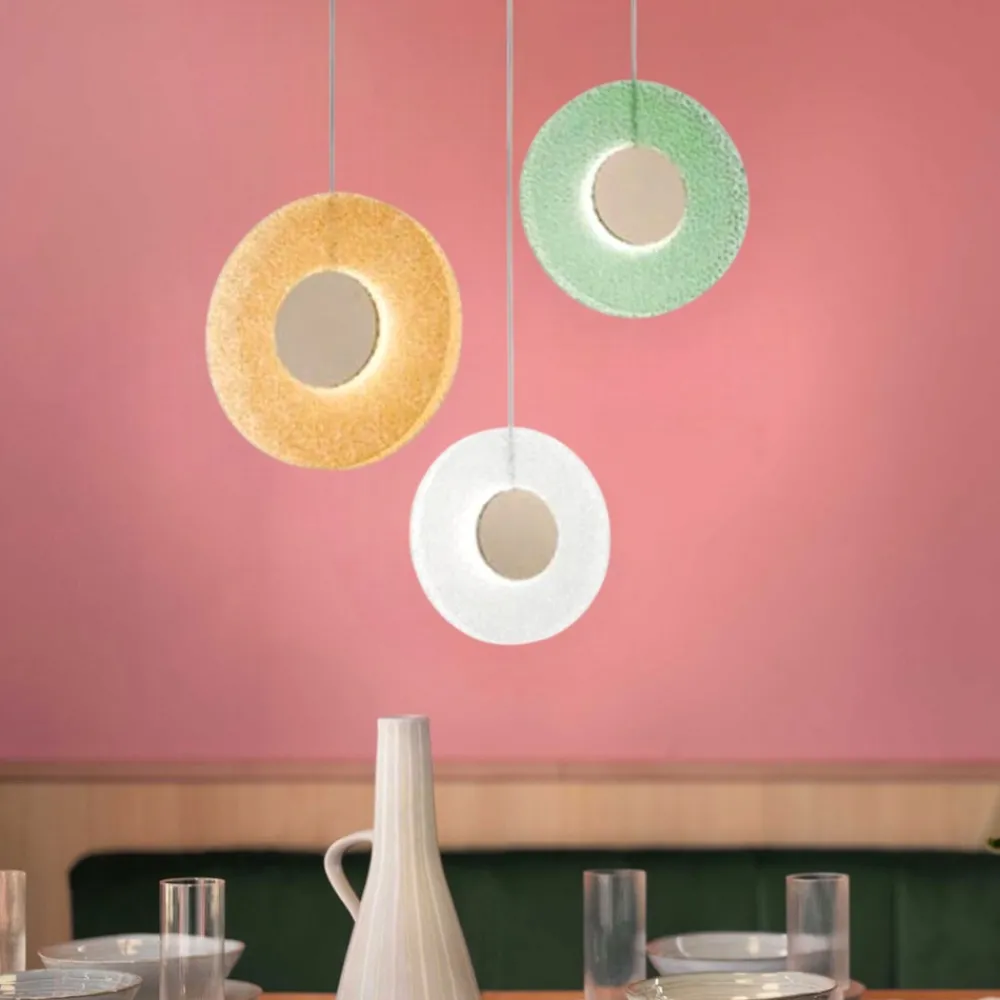 Lampadari Moderni-Ondaluce so candy 3 lampadario vetri colorati led moderno
